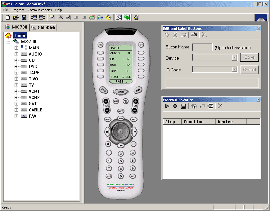 Programmable Remote