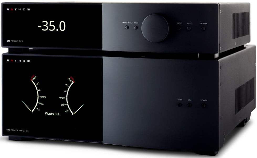 Anthem STR Preamp and Power Amplifier Review Audioholics