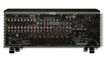 Denon vs Sim Audio rear panel compare