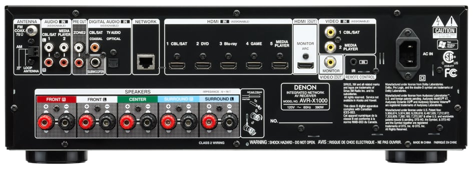 Denon AVR-X1000 and AVR-X2000 IN-Command Receivers Preview