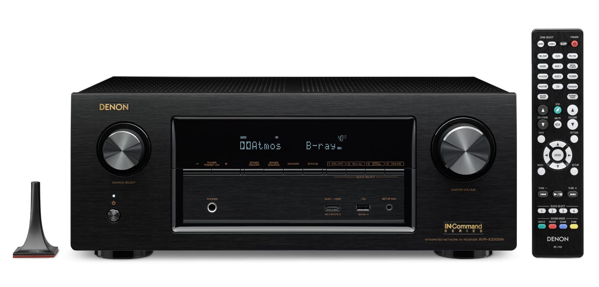 Denon AVR-X3300W 7.2 Atmos/DTS:X A/V Receiver Review | Audioholics