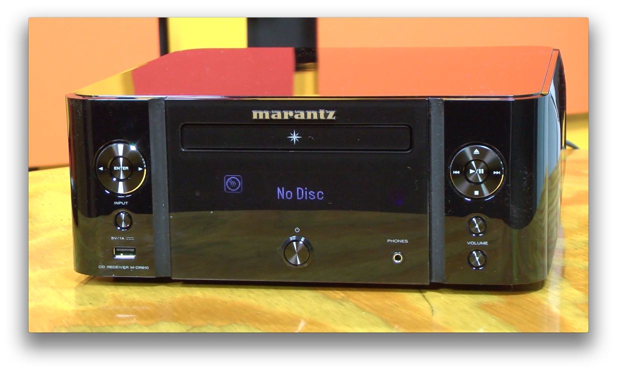 Marantz M-CR610 Wireless Network CD Receiver Review | Audioholics