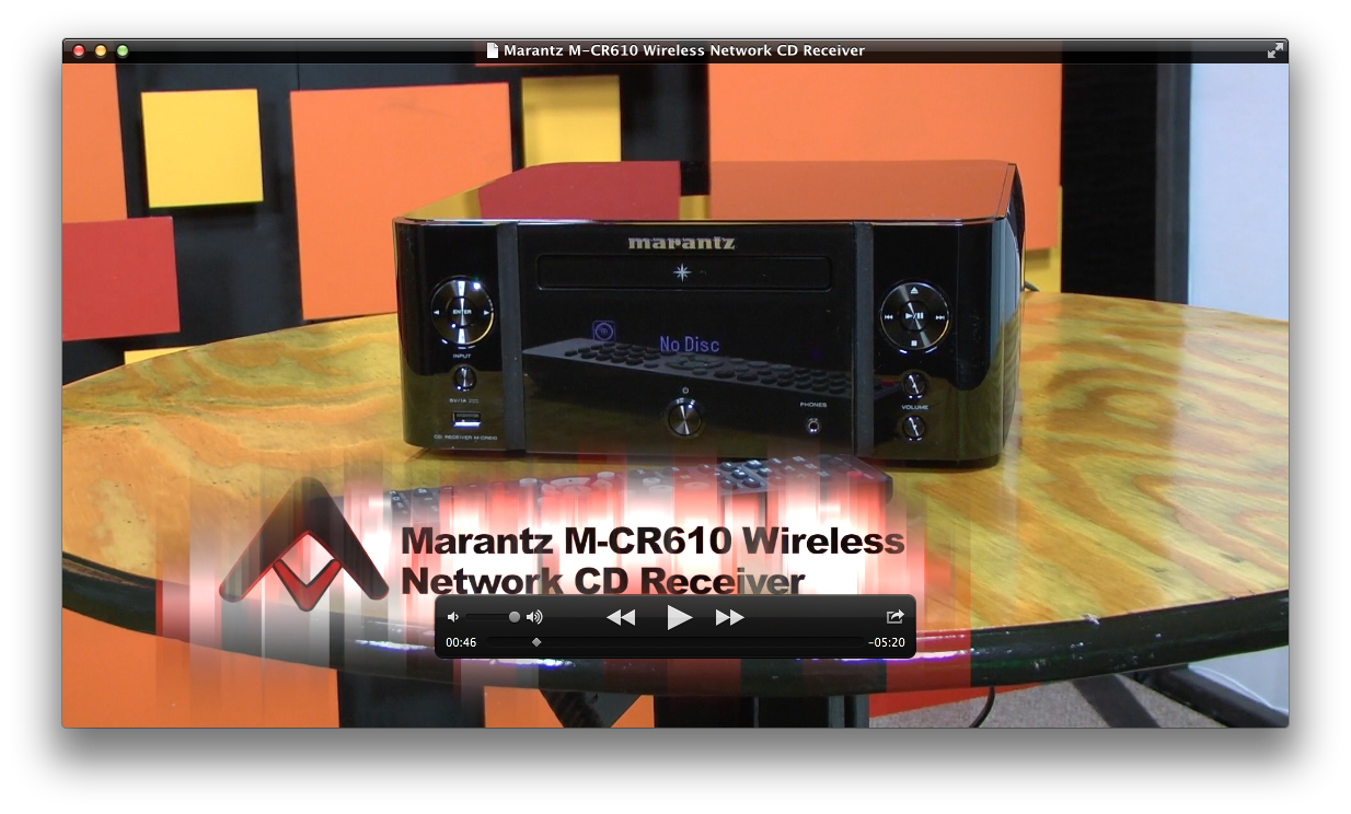 Marantz M-CR610 Wireless Network CD Receiver Review