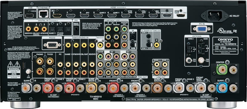 Onkyo TX-NR5010 9.4 Channel Receiver Preview | Audioholics