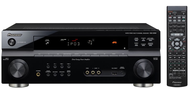 nationalisme Janice dronken Pioneer VSX-818V 5.1 Channel A/V Receiver Review | Audioholics