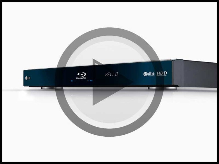 LG BD300 Blu-Ray Player Netflix Ready Black