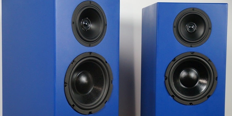 Narrow best sale bookshelf speakers