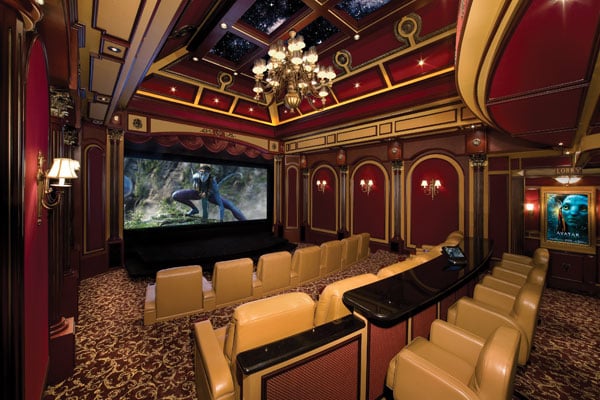 Cayman Islands Theater Includes Real Balcony | Audioholics home theater projector wiring 