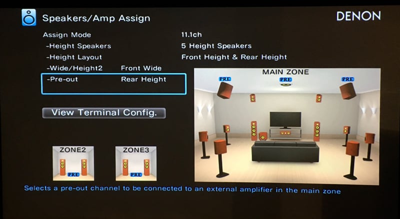 height channel speakers