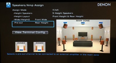 Denon's Unified Speaker Layout