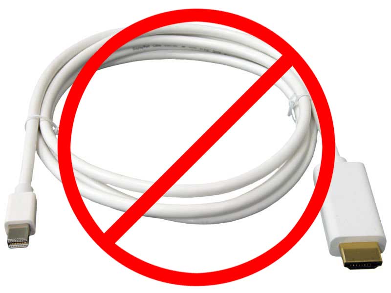 HDMI, LLC Response to Mini DisplayPort-HDMI Cables