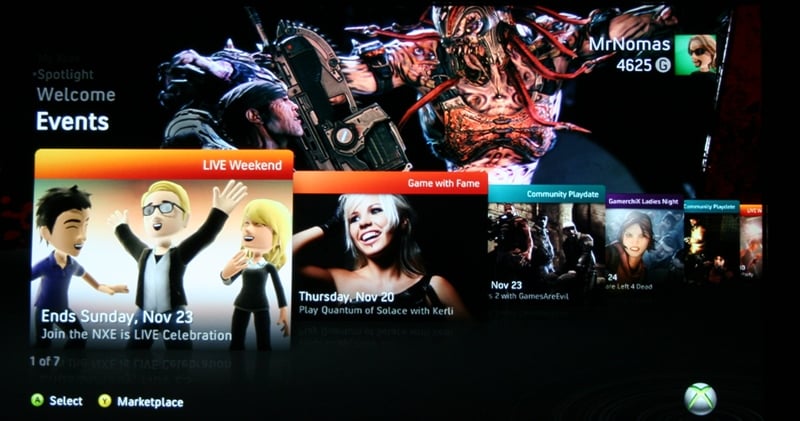 New Xbox Live Interface Imminent