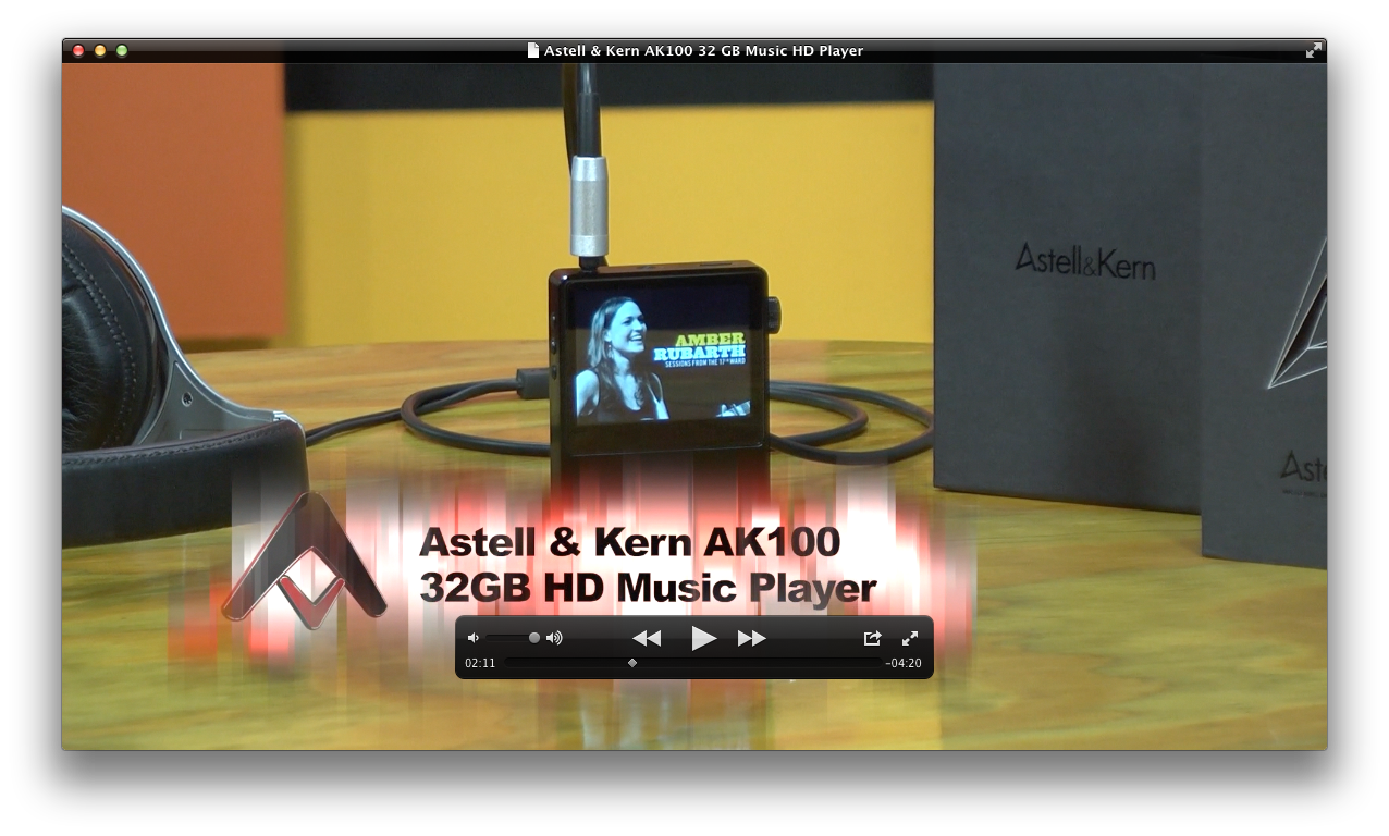 Astell&Kern AK100 32GB Music HD Player Review | Audioholics