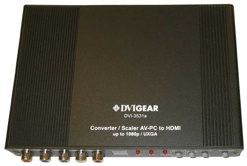 DVIGear DVI-3531a HDMI Converter Scaler | Audioholics