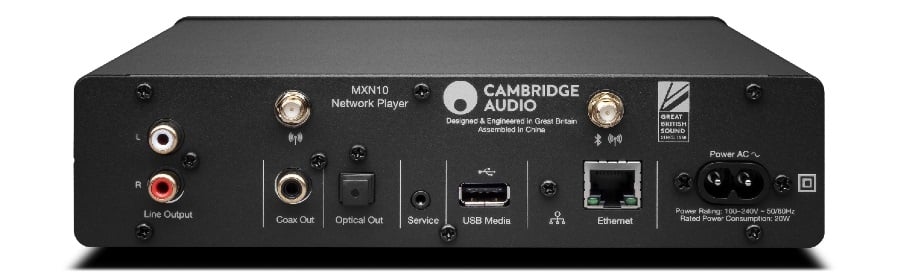 Cambridge Audio MXN 10 - Compact Separate High Resolution WiFi Network  Audio Player and Streamer Featuring Bluetooth 5.0, Internet Radio and ESS  Sabre