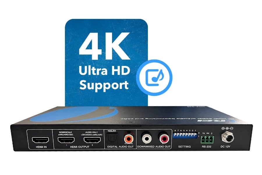 HDMI 2.0 7.1 Channel DAC Audio Extractor D-Embedder