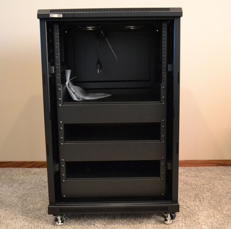 SG 18 AV Rack with modern Hi-Fi cabinets - Tono Systems