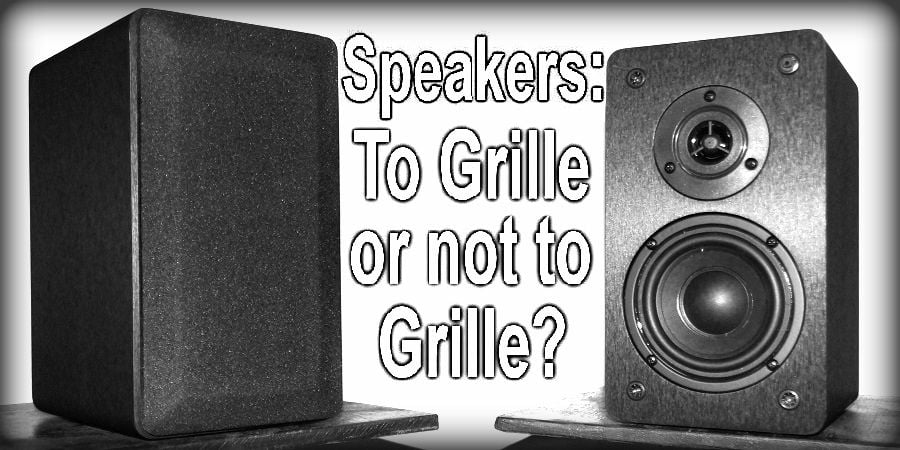 b&w speaker grills