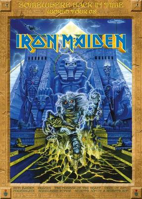 somewhere in time iron maiden album cover