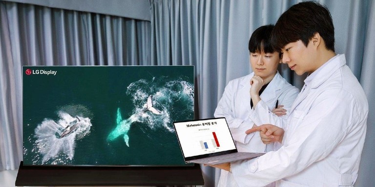 LG says OLED TVs lead to better sleep