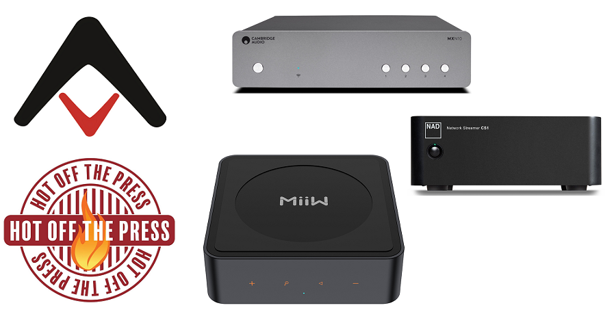 Wiim Pro Wifi Wireless Music Player Audio Streamer+Voice Remote, Trigger  Cable
