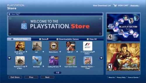 Playstation store on store pc