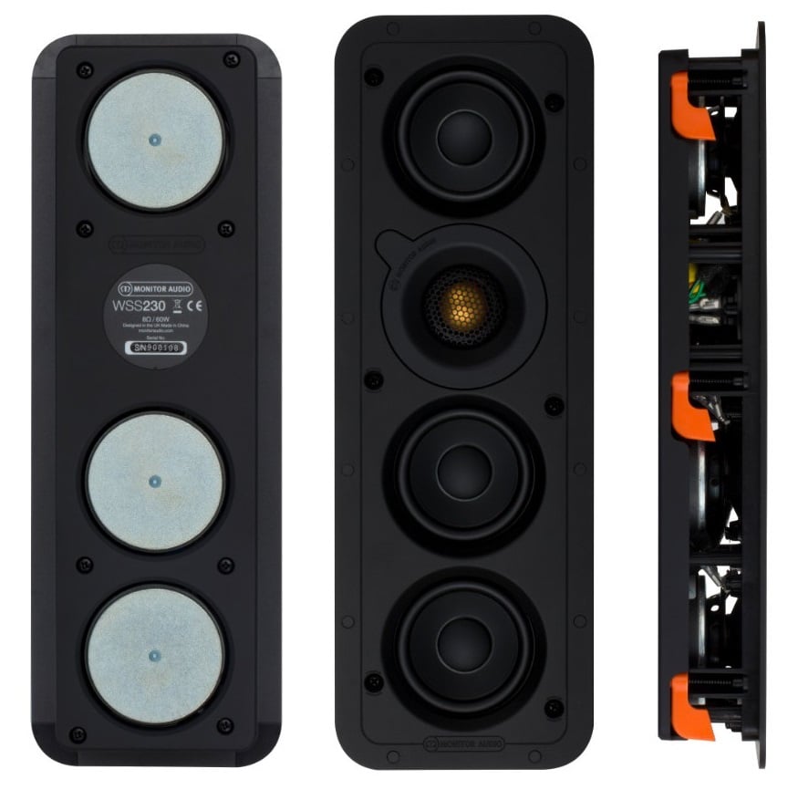 Monitor in hot sale wall speakers