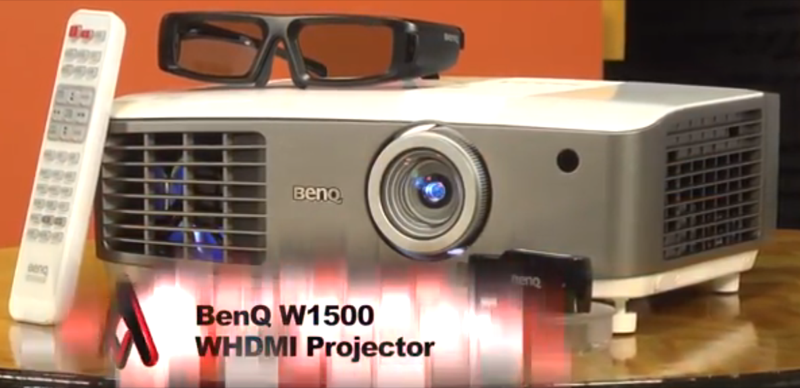 BenQ W1500 WHDMI Projector Video Review | Audioholics