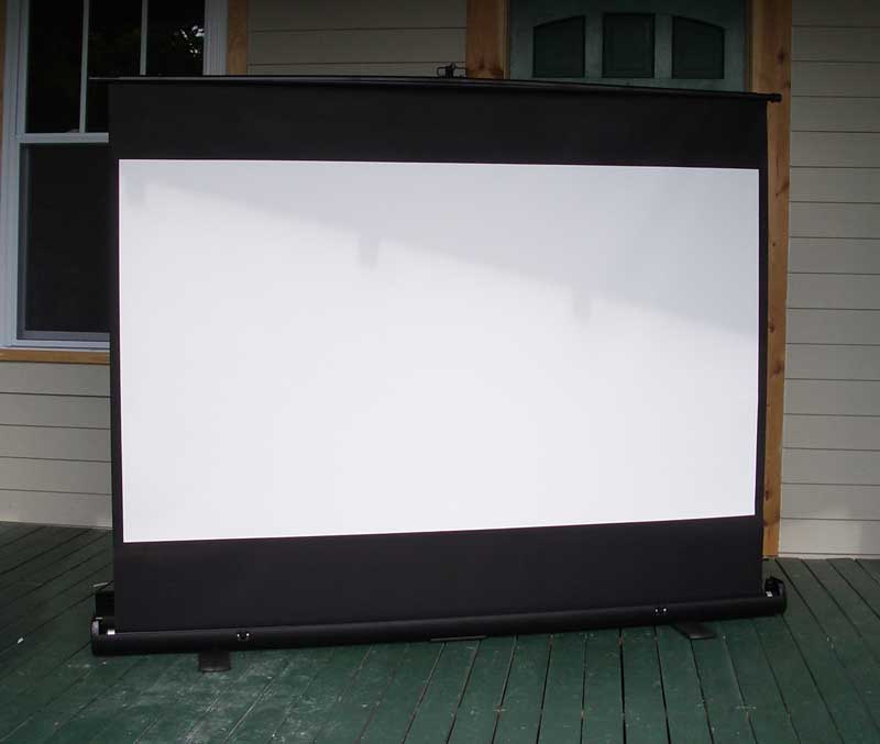 Elite F80NWH Pull Up Projection Screen | Audioholics