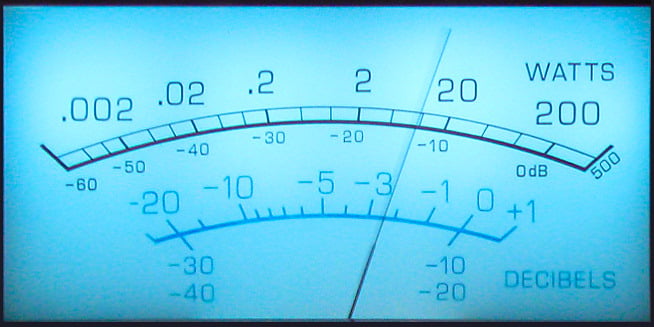 decibel meter scale