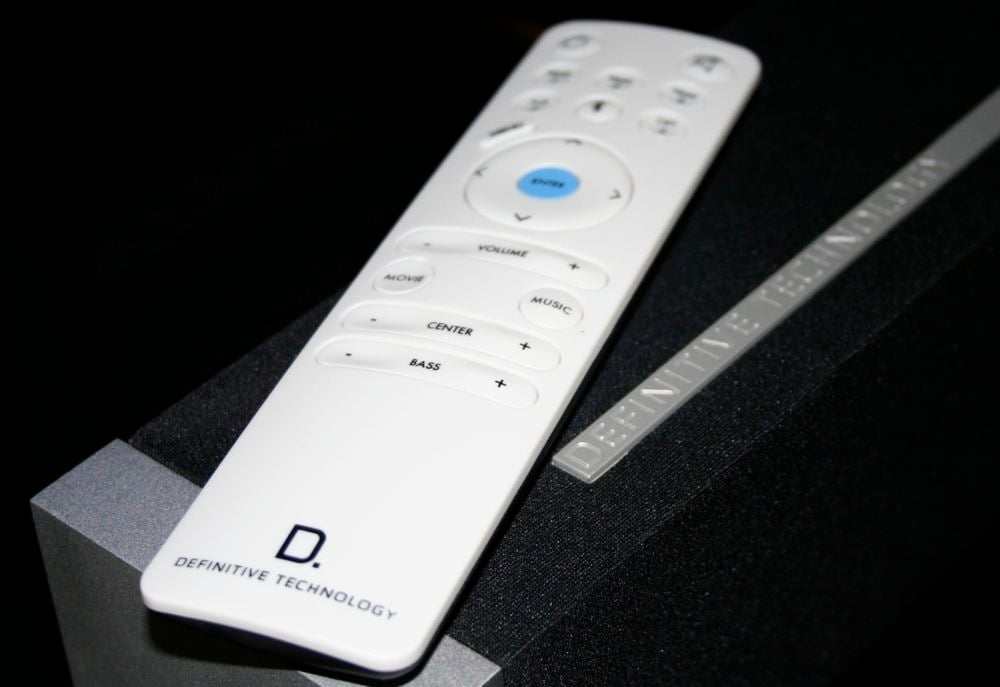 Definitive technology best sale soundbar remote