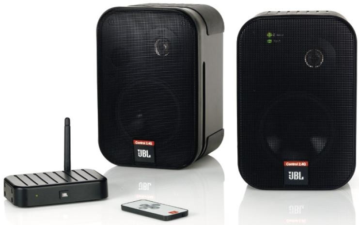 Sound system best sale with wireless speakers