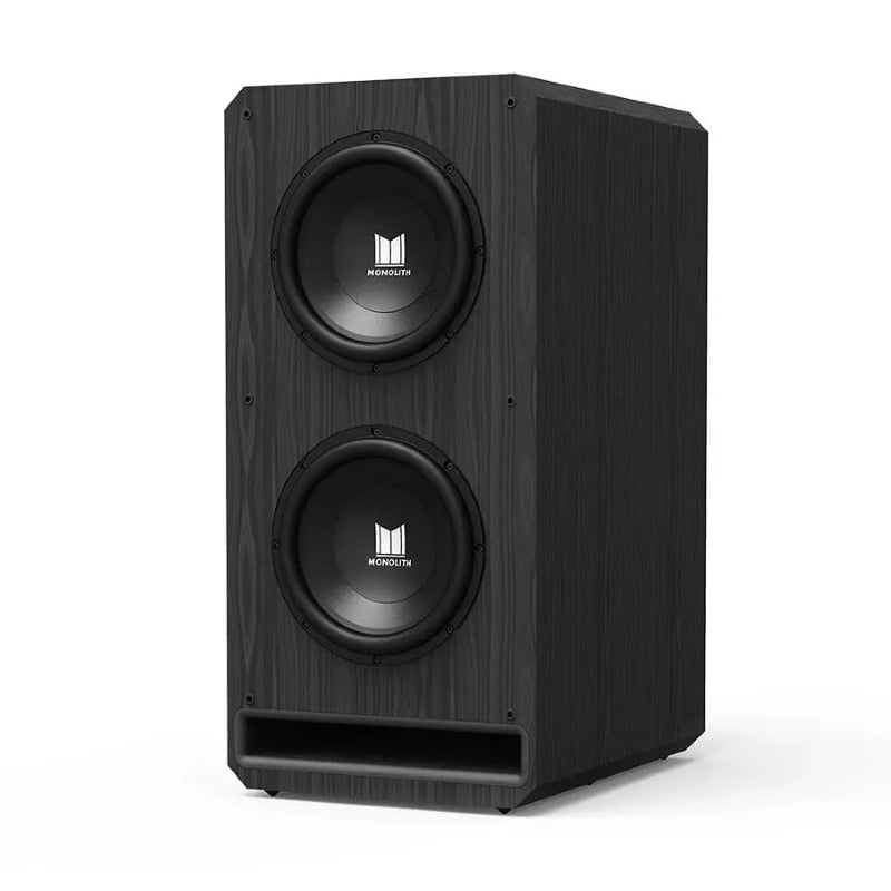 Monolith Two New THX Certified Ultra Dual-Driver Subwoofers BIG