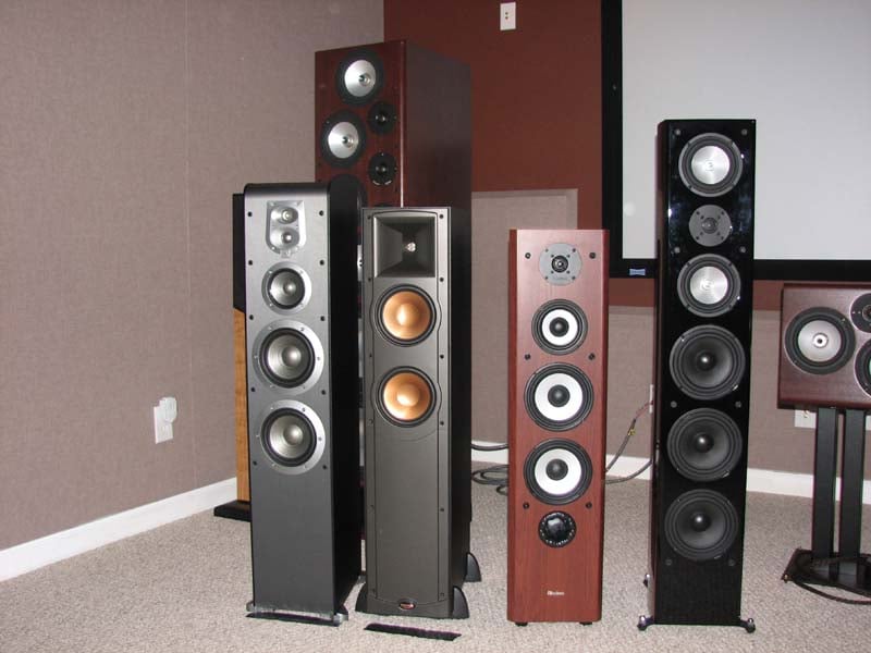 klipsch tower speakers