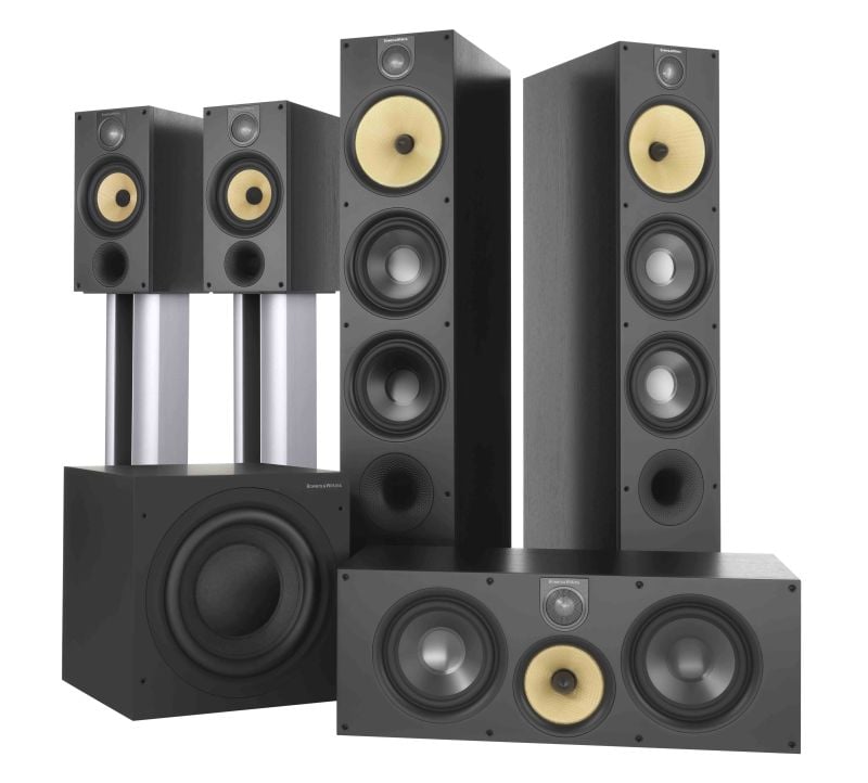 B&w home theater store speakers