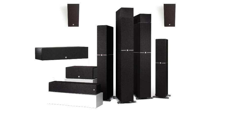 Definitive home clearance theater speakers