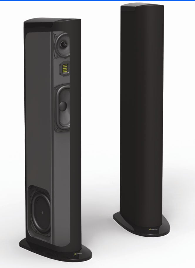 Triton three+ sales tower speakers