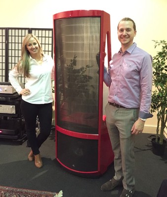 Erin and Josh with the Neolith