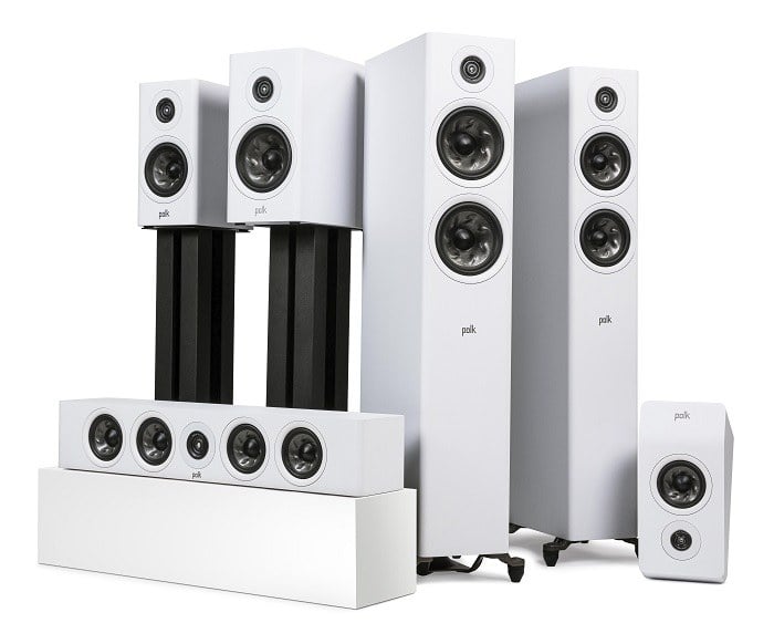 Polk Audio Reserve R600 Floorstanding Speaker - White - Each