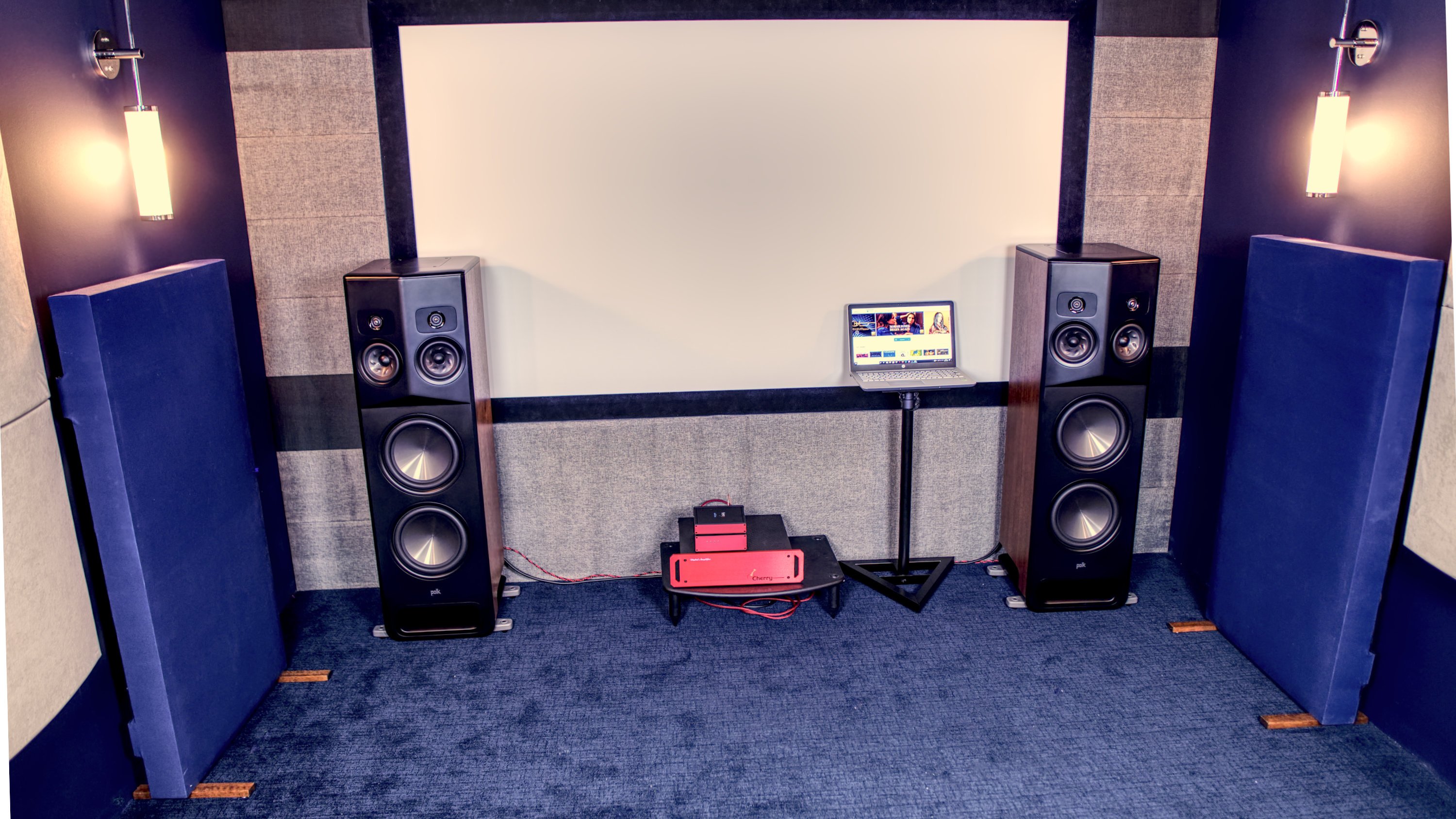 VINTAGE Polk Audio Model V Speakers 3 way