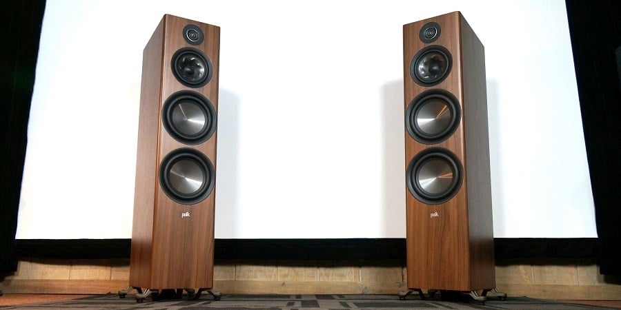 Polk Audio Reserve Series R600 Two-Way Floorstanding Speaker (Matte Black,  Single)