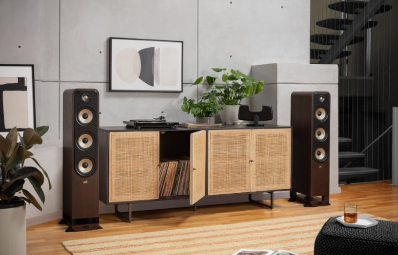 Polk Audio Signature Elite ES10 Surround Speakers (Walnut, Pair)